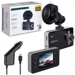 Автомобильный видеорегистратор K6000 FHD 1080P 2.7"/600mAh/MicroSD до 32GB/FullHD 1080p черный