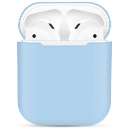 Силиконовый чехол для AirPods лиловый