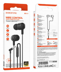 Стереонаушники Borofone BM84 с микрофоном 1.2м черные
