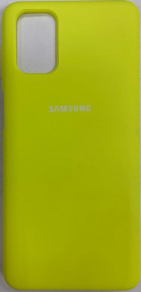 Накладка для Samsung Galaxy S20 Plus Silicone cover желтая