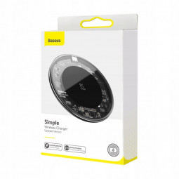 Беспроводное зарядное устройство Baseus Simple Wireless Charger Updated Version WXJK-BA02 чёрный
