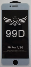 Защитное стекло для i-Phone 7/8 99D белое