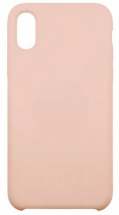 Чехол-накладка  i-Phone X/XS Silicone icase  №19 песочно-розовая