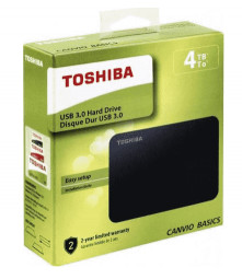 Внешний HDD Toshiba Canvio Basics New 4TB (HDTB440EK3CA) черный