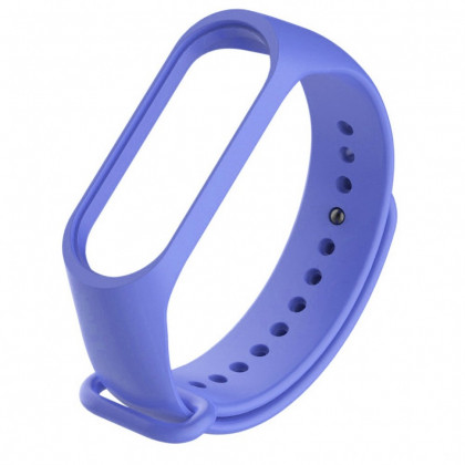 Ремешок для Xiaomi Mi Band 7 силиконовый сиреневый