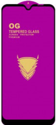 Защитное стекло для Xiaomi Redmi 9A/9C/A12 OG Purple черное
