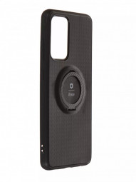 Чехол-накладка для Samsung Galaxy S21 Ultra силикон iface с держателем чёрный