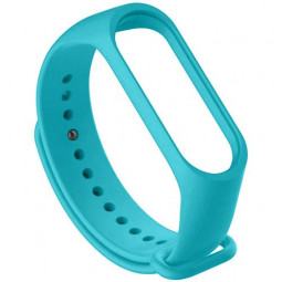 Ремешок для Xiaomi Mi Band 7 силиконовый голубой