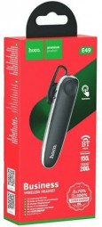 Bluetooth-гарнитура Hoco E49 BT5.0/150mAh/6ч черная