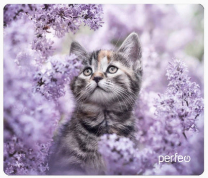 Perfeo Коврик для компьютерной мыши "Cat", Рис.11 (340*280*4 мм), ткань+резиновое основание