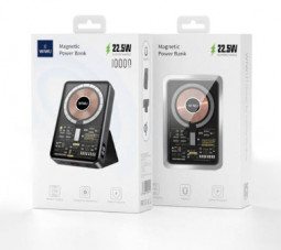Внешний аккумулятор WiWU JC-21 Magnetic Power Bank 10000mAh 22.5W черный
