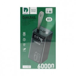 Powerbank Dsaila B5 60000mAh 2USB 2.4A черный