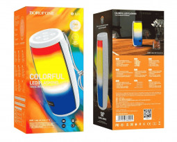 Bluetooth колонка Borofone BR20 BT5.0/2400mAh/3ч/10Вт/TF/AUX/USB белая