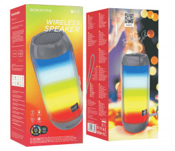 Bluetooth колонка Borofone BR25 BT5.3/1200mAh/2ч/5Вт/TF/USB серая