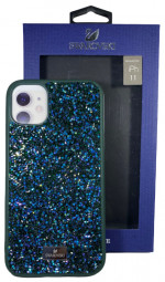 Накладка для i-Phone 11 6.1" Swarovski зелёный