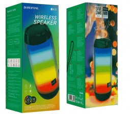 Bluetooth колонка Borofone BR25 BT5.3/1200mAh/2ч/5Вт/TF/USB темно-зеленая