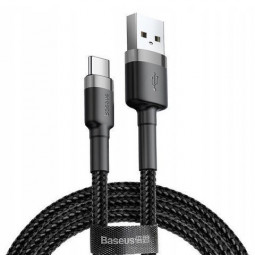 Usb Кабель-зарядка TYPE-C Baseus Cafule 2A 3м (CATKLF-UG1) черный