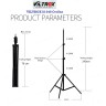 VILTROX lS-240 Стойка для света/вспышки и Зонт 76cm/240cm, нагрузка 3,0кг