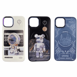 Накладка для i-Phone 13 Pro DFANS Starlight силикон перламутровая рамка