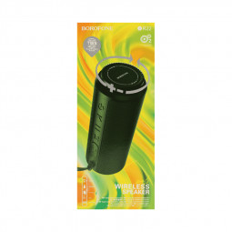 Bluetooth колонка Borofone BR22 BT5.1/1200mAh/2ч/10Вт/TF/AUX/USB темно-зеленая