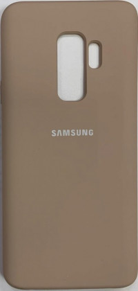 Накладка для Samsung Galaxy S9 Plus Silicone cover пудро