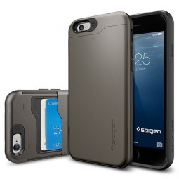 Чехол Spigen для i-Phone 6 Plus Slim Armor CS SGP10910 стальной