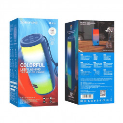 Bluetooth колонка Borofone BR20 BT5.0/2400mAh/3ч/10Вт/TF/AUX/USB синяя