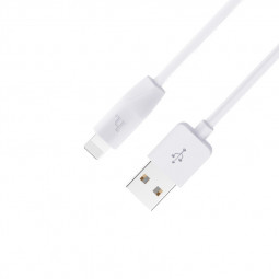 Usb Кабель-зарядка Lightning Hoco X20 Flash 2.0A 2м силиконовый белый
