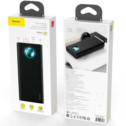 Powerbank Baseus Mulight Quick 20000mAh 2xUSB+USB-C 2.1A (PPALL-LG01) черный