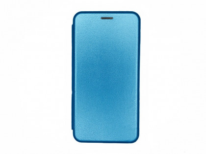 Чехол-книжка Huawei Y5 2019/Honor 8S Fashion Case кожаная боковая голубая