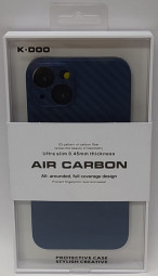 Накладка для i-Phone 14 Pro Max K-Doo Air Carbon пластик синяя