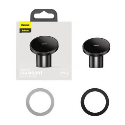 Держатель в автомобиль в воздуховод Baseus Radar Magnetic для i-Phone 12 (SULD-01) чёрный