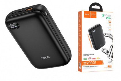 Powerbank Hoco Q2A 20000mAh 1USB/1C 22.5W/20W с дисплеем черный