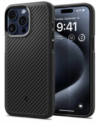 Накладка для i-Phone 15 Pro Max Spigen Core Armor (ACS06441) матовый черный