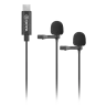 Boya BY-M3D Digital Dual Lavalier Microphones Type-C devices