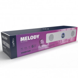 Колонка Perfeo Melody Sound Bar 6Вт (RMS) (PF_A4339) белая