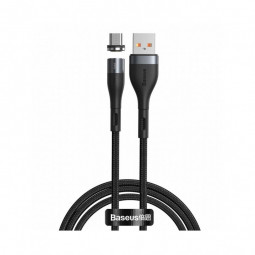 Usb Кабель-зарядка Micro Baseus Zinc Magnetic 2.1A 1м (CAMXC-KG1) чёрный