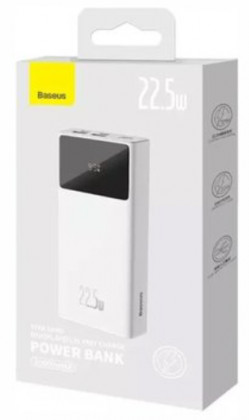 Powerbank Baseus Star-Lord Digital Display 30000mAh 22.5W PPXJ060102 белый
