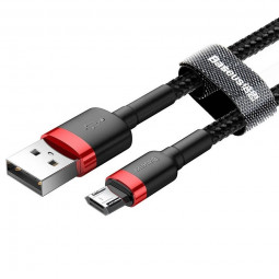Usb Кабель-зарядка Micro Baseus Cafule 2м CAMKLF-C91 красно-черный