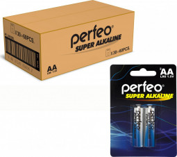 Батарейка алкалиновая Perfeo LR6/2BL PF_3636