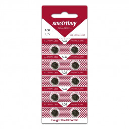Батарейка часовая Smartbuy AG7-10B (200/2000) SBBB-AG7-10B