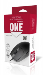 Мышь проводная Smartbuy ONE 216 USB/DPI 1000/3 кнопки/1.5м черная (SBM-216-K)