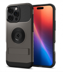 Накладка для i-Phone 16 Pro 6.3" Spigen Slim Armor MagSafe (ACS08163) серый
