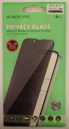 Защитное стекло для i-Phone 13/13 Pro 6.1" Borofone BF5 Анти-шпион