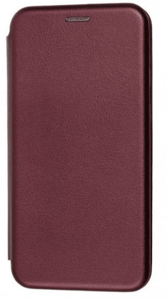 Чехол-книжка Samsung Galaxy A50 Fashion Case кожаная боковая бордовая
