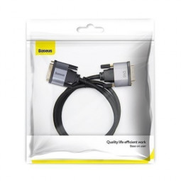 Кабель Baseus Enjoyment Series DVI на DVI 1м CAKSX-Q0 черный