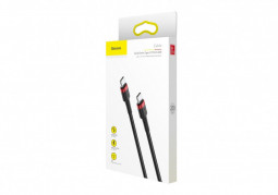 Кабель-зарядка Type-C на Type-C Baseus Cafule series PD2.0 2м (CATKLF-H91) красно-черный