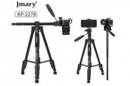 Jmary KP-2274 Black Горизонтальная ось, два в одном штатив и монопод 