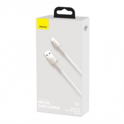 Usb Кабель-зарядка TYPE-C Baseus Cafule Series Metal Data Cable 66W 2м (CAKF000202) белый