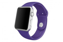 Сменный браслет силиконовая для Apple Watch 42mm фиолетовый